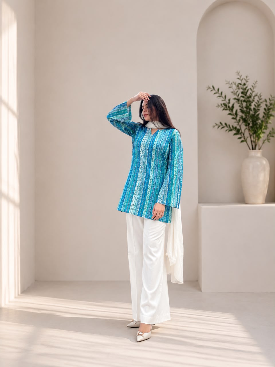 FAROO viral blue outfit